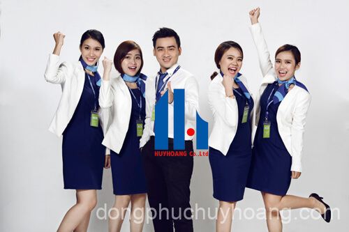 may đồng phục công sở váy liền