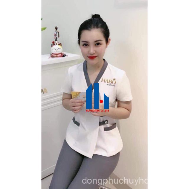 May đồng phục Spa tại Huy Hoàng