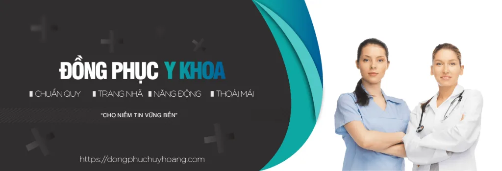 May đồng phục y tế