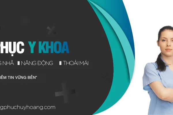 May đồng phục y tế