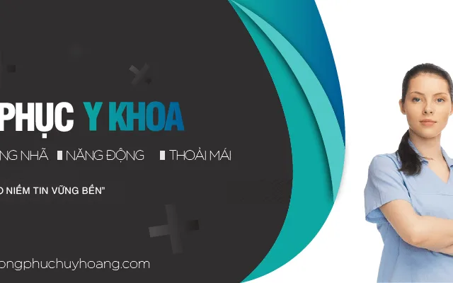 May đồng phục y tế