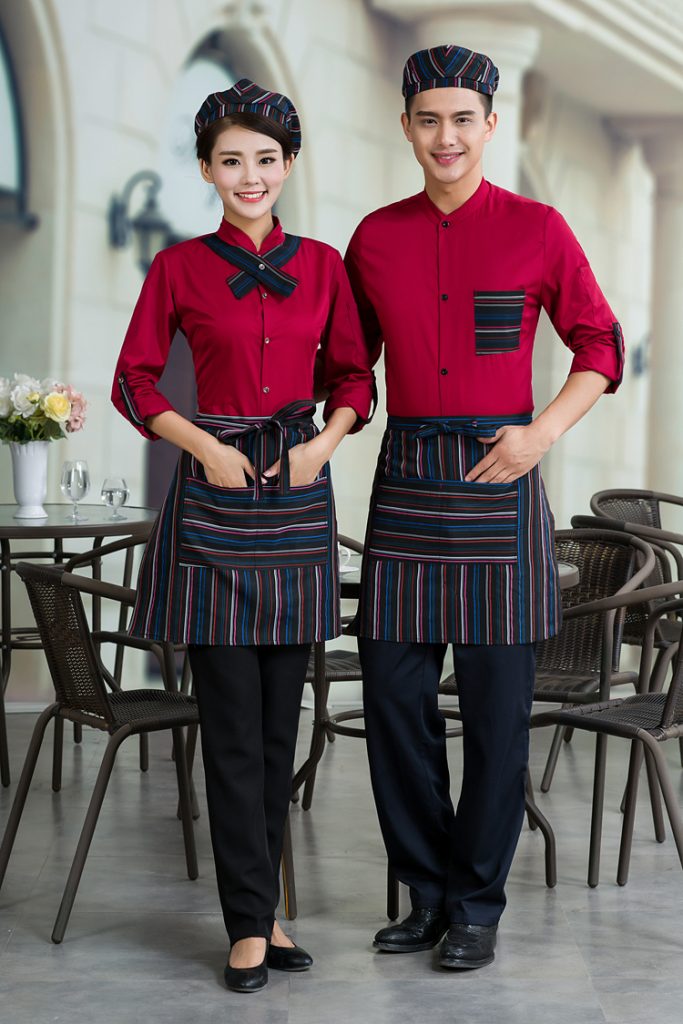 Đồng phục kèm phụ kiện tạp dề