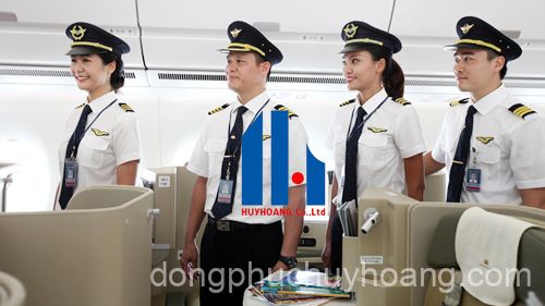 may đồng phục phi công nam