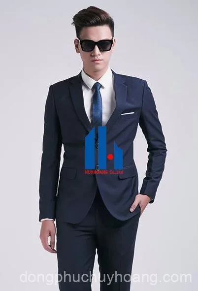 May đồng phục công sở áo vest nam