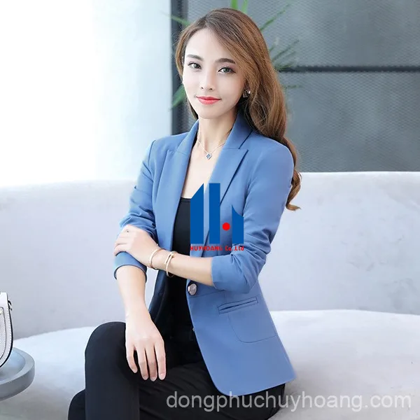 May đồng phục công sở áo vest nữ
