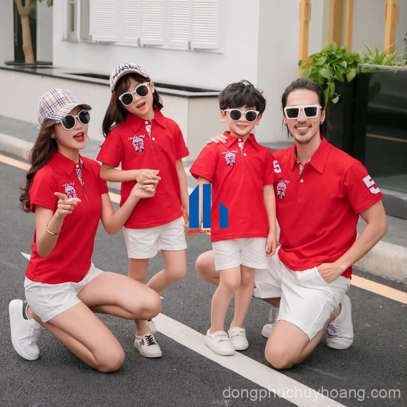 May đồng phục gia đình 