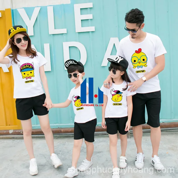 may đồng phục gia đình