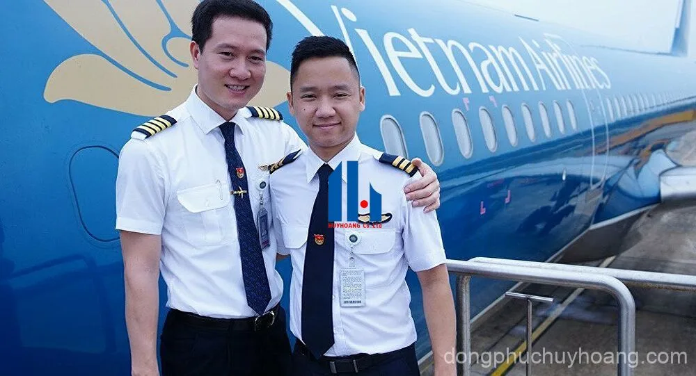 May đồng phục phi công nam