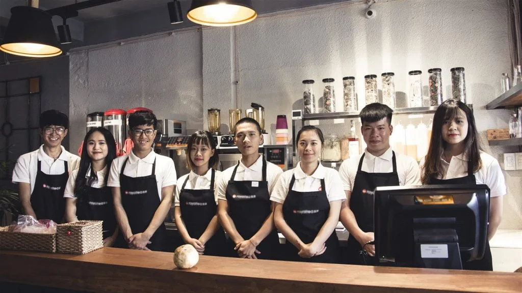 Mẫu áo đồng phục quán cafe đẹp