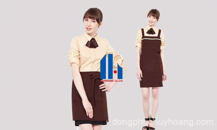 May đồng phục quán cà phê