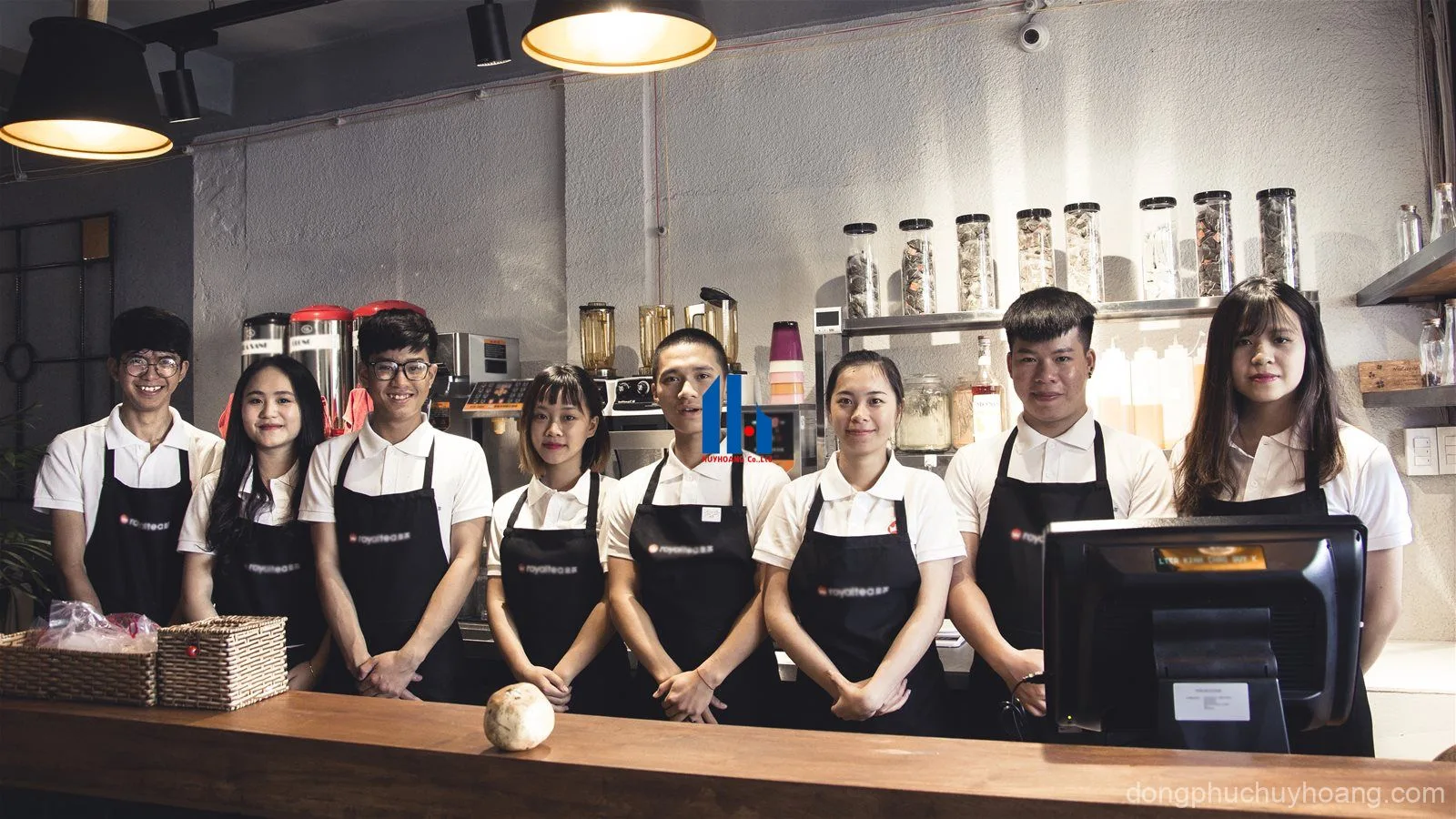 Mẫu áo đồng phục quán cafe đẹp