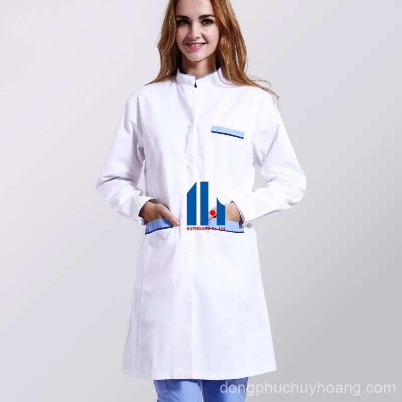 May đồng phục y tế