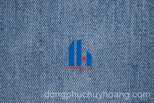 May đồng phục jean