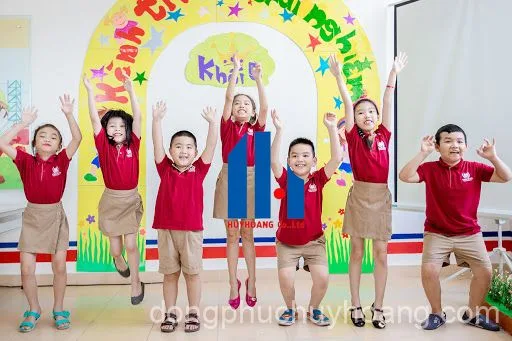 Xưởng may đồng phục mầm non uy tín Huy Hoàng
