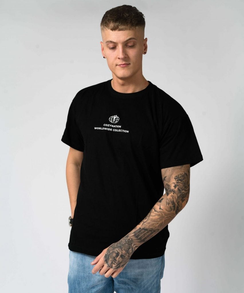 áo phông đồng phục lớp màu đen