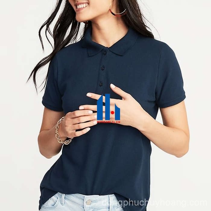may áo phông đồng phục nữ