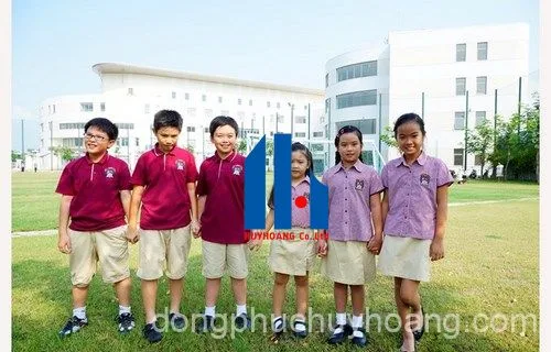 Áo Thun Đồng Phục Học Sinh Tiểu Học