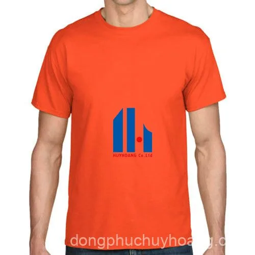 áo thun đồng phục màu cam
