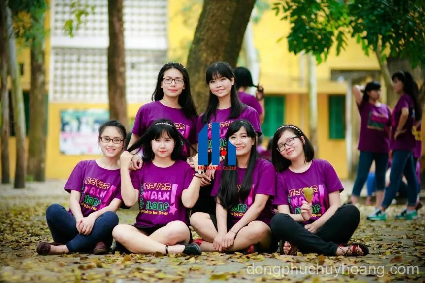 Đồng Phục Huy Hoàng - đơn vị may, in áo thun đồng phục nhóm đẹp.