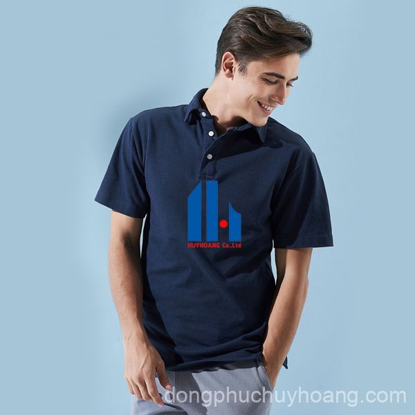 áo thun đồng phục cổ trụ
