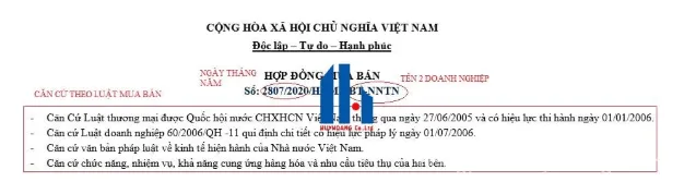 Mẫu Hợp Đồng May Quần Áo Đồng Phục