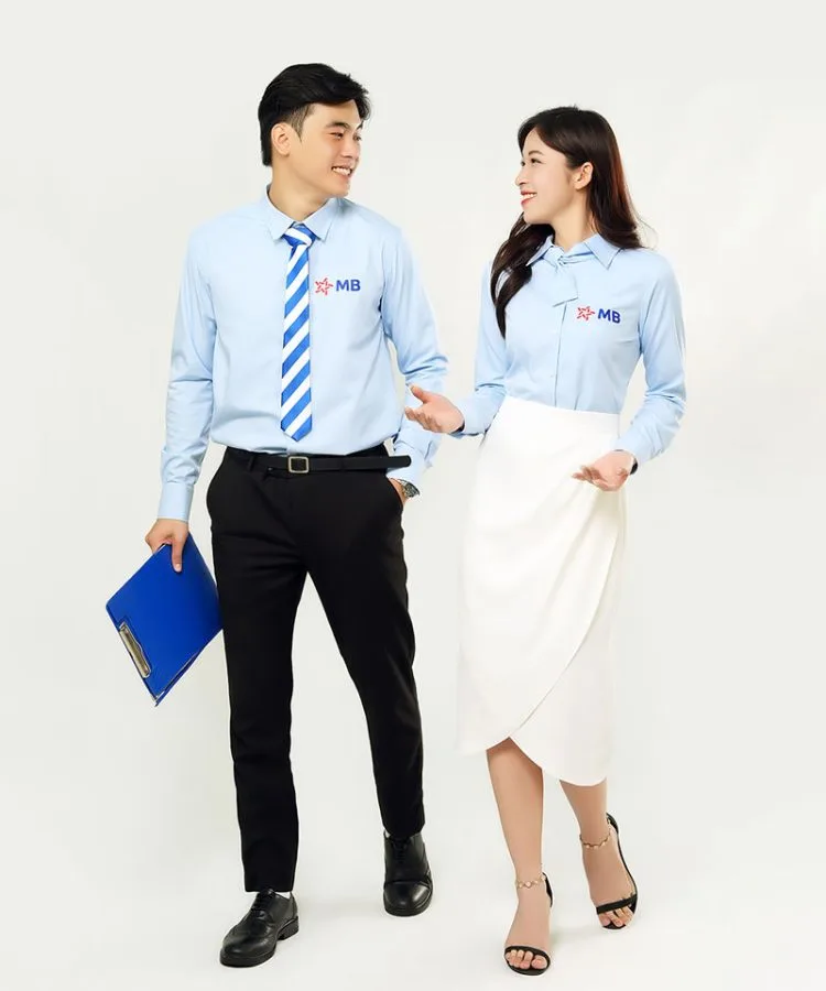 Mẫu Sơ Mi Đồng Phục MB Bank