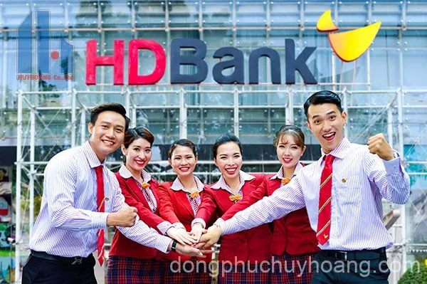 Mẫu Áo Sơ Mi Công Sở Đồng Phục ngân hàng HDBank