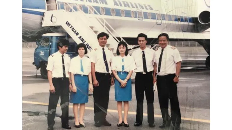 đồng phục phi công của tiếp viên Vietnam Airlines