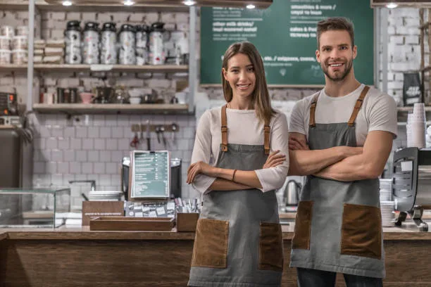 Mẫu áo đồng phục cafe Vintage đẹp mắt