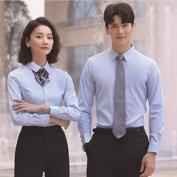 Áo sơ mi - lựa chọn phổ biến cho đồng phục công ty