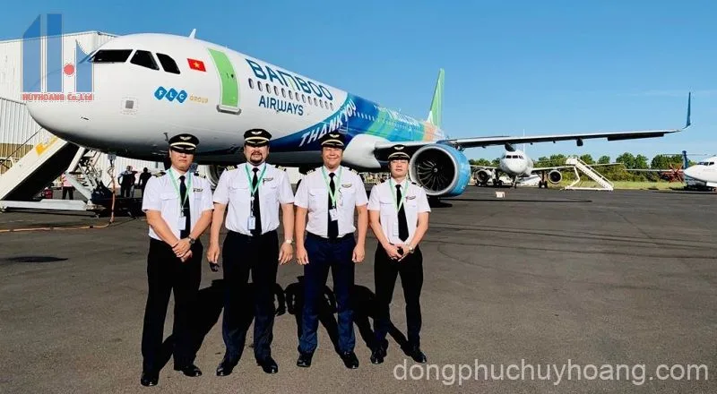 Trang Phục Phi Công Bamboo Airways