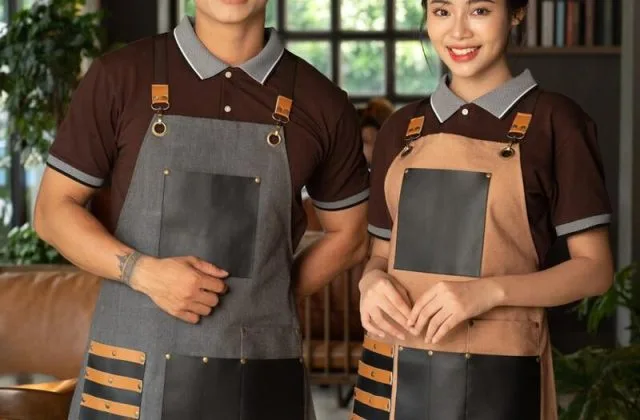 Tạp Dề Quán Cafe Tại Đồng Phục Huy Hoàng