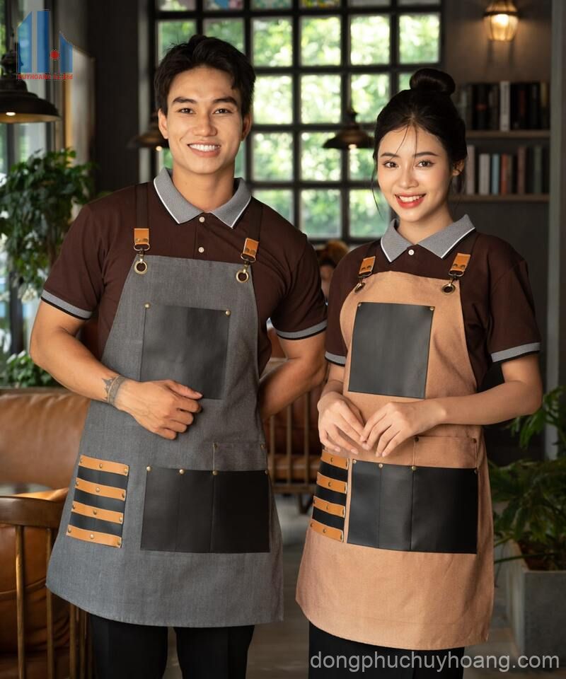 Tạp Dề Quán Cafe Tại Đồng Phục Huy Hoàng