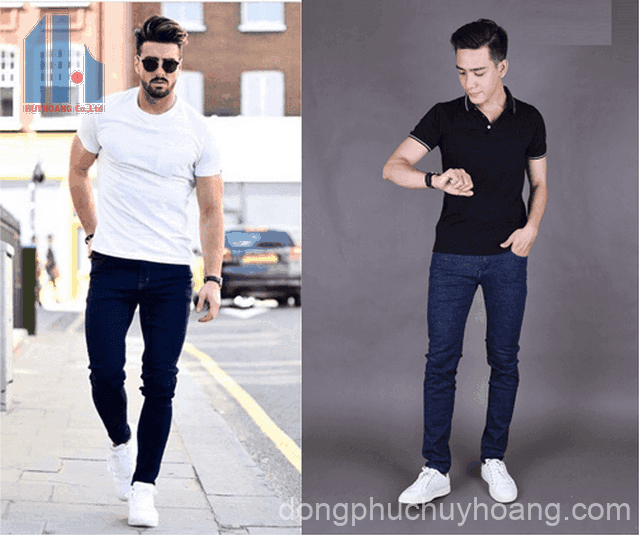 site:https://dongphuchuyhoang.com/ Áo thun trơn 100% cotton