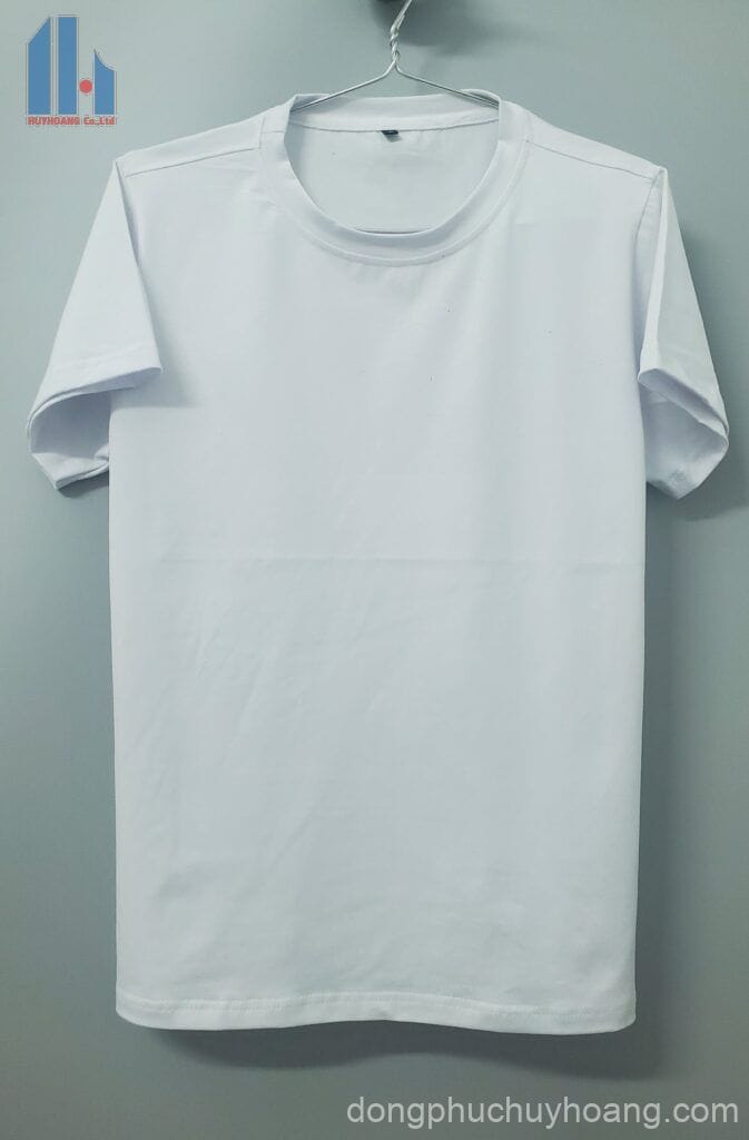 Áo Thun Trắng Trơn 100% Cotton