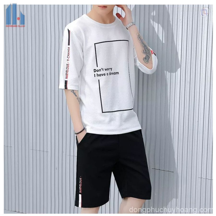 site:https://dongphuchuyhoang.com/ áo thun tay lỡ