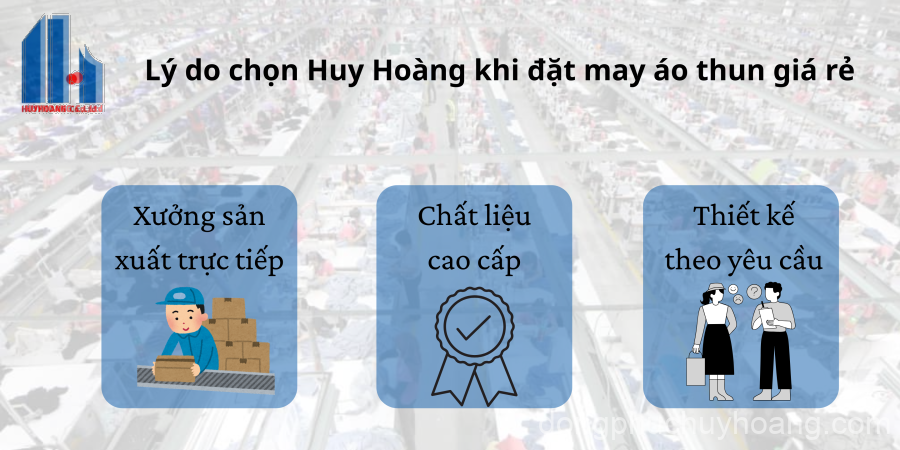 Đặt May Áo Thun Giá Rẻ Tại Đồng Phục Huy Hoàng