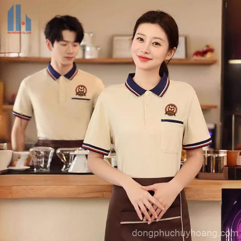 Áo Đồng Phục Quán Cà Phê Đẹp - Đồng Phục Huy Hoàng
