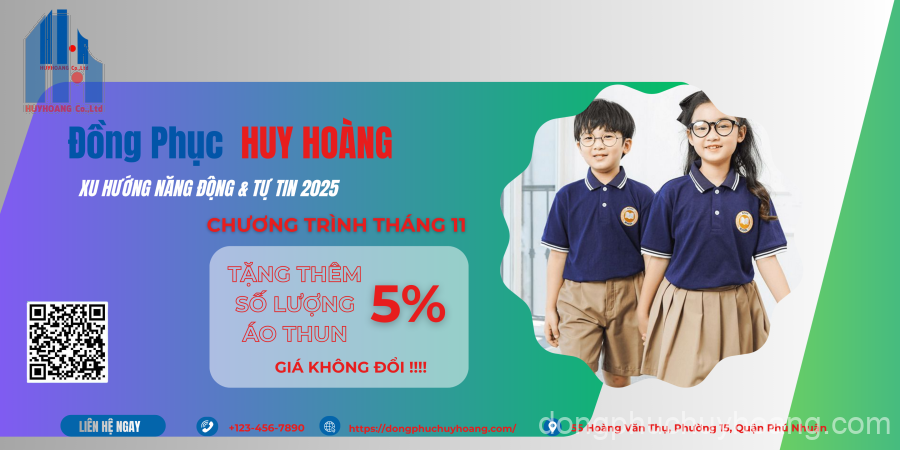 Đồng Phục Áo Phông Học Sinh Tại Huy Hoàng