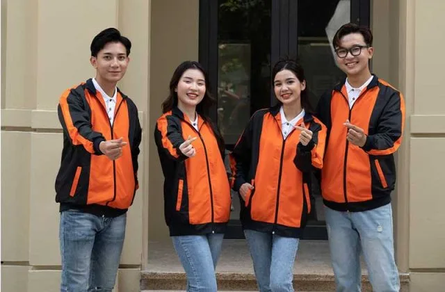 May Áo Khoác Gió Đồng Phục - Đồng Phục Huy Hoàng