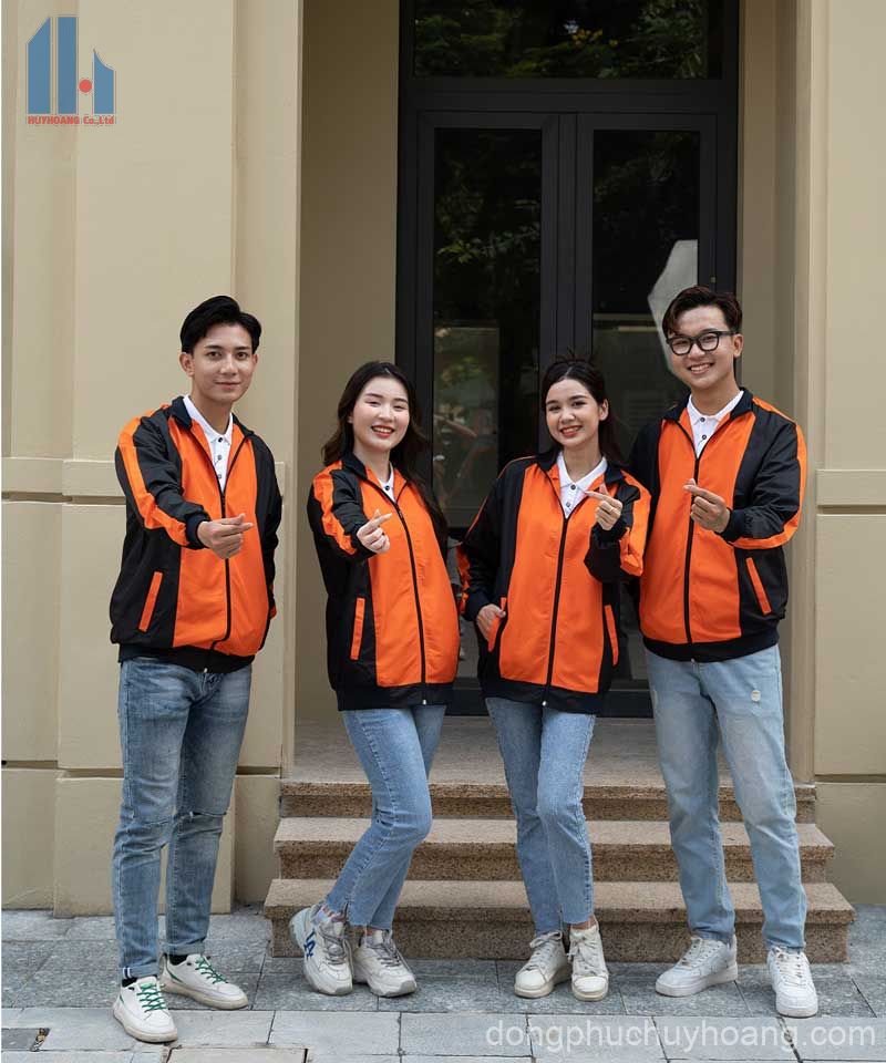 May Áo Khoác Gió Đồng Phục - Đồng Phục Huy Hoàng