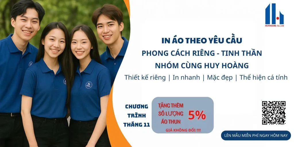 In Áo Theo Yêu Cầu Tại Đồng Phục Huy Hoàng