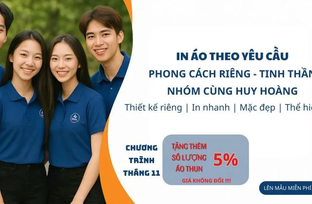In Áo Theo Yêu Cầu Tại Đồng Phục Huy Hoàng
