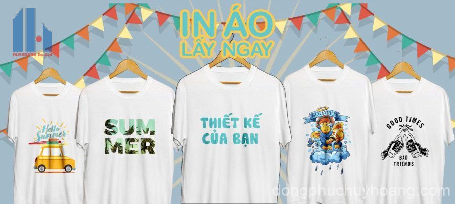 In Áo Theo Yêu Cầu Bền Đẹp- Đồng Phục Huy Hoàng