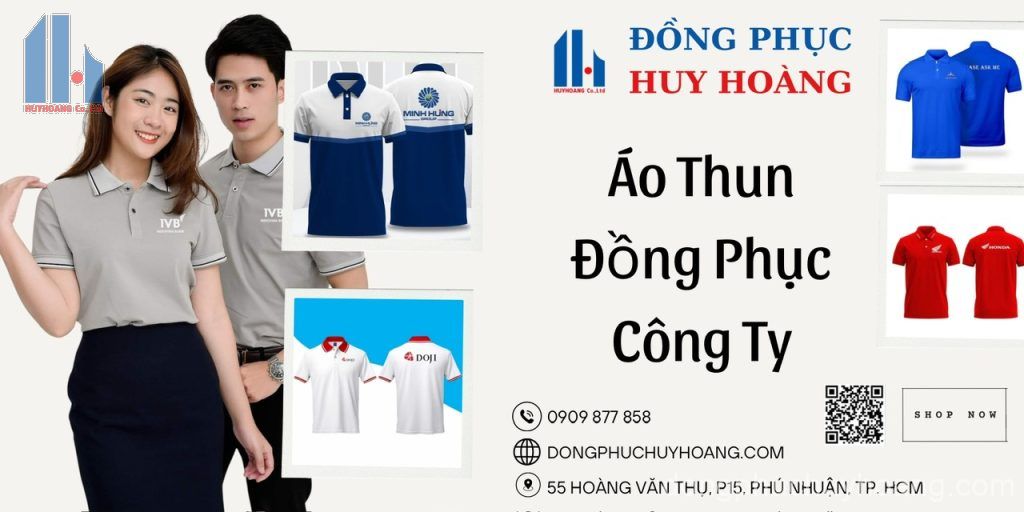 Áo Thun Đồng Phục Công Ty - Huy Hoàng