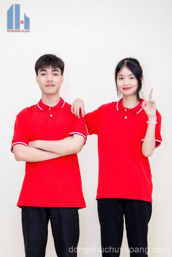 Quy Trình Đặt May Áo Thun Polo Đồng Phục Tại Huy Hoàng