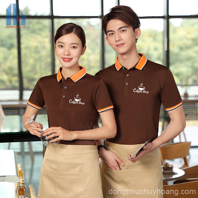 Áo Đồng Phục Cà Phê Đẹp - Đồng Phục Huy Hoàng
